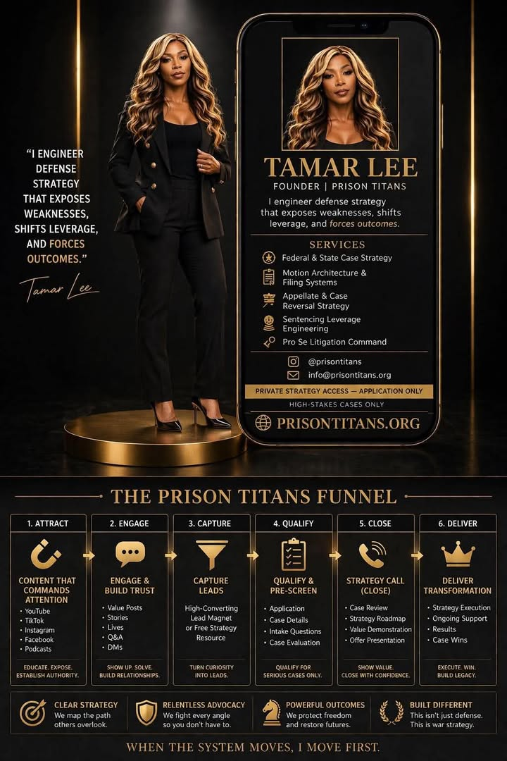 Prison Titans brand and funnel overview