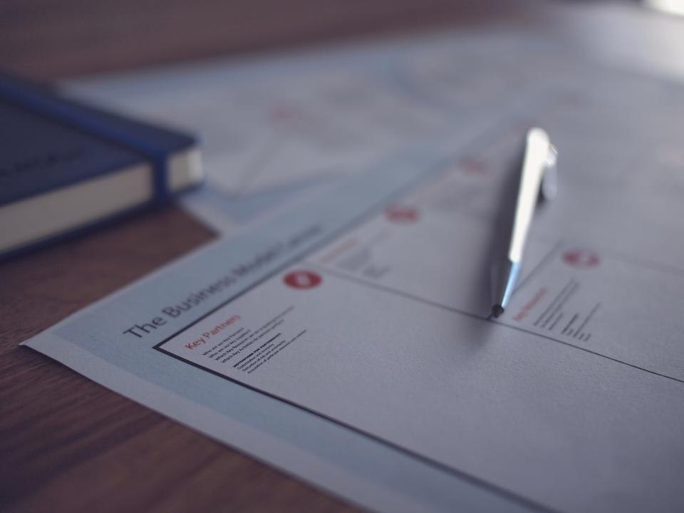 Legal documents and pen